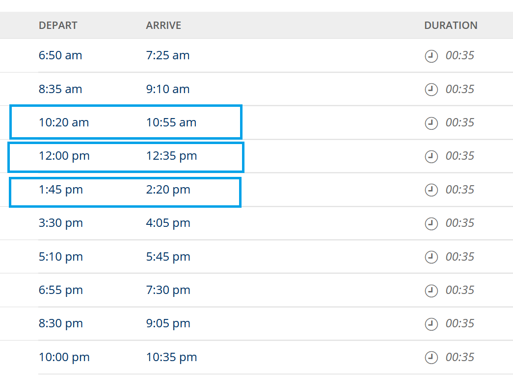 Ferry from Swartz Bay to Fulford Harbour. Recommended ferries depart at 10:20am, 12:00pm and 1:45pm.